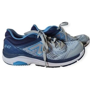 New Balance Carolina Blue/Gray 847 V4 Walking Shoe. Sz. 11B
